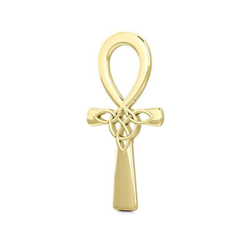 Celtic Ankh Solid Gold Pendant GPD5664 - Jewelry